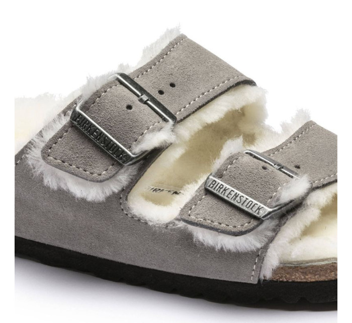 Arizona Stone  s ovčí vlnou regular  dámské model 20693900 - Birkenstock