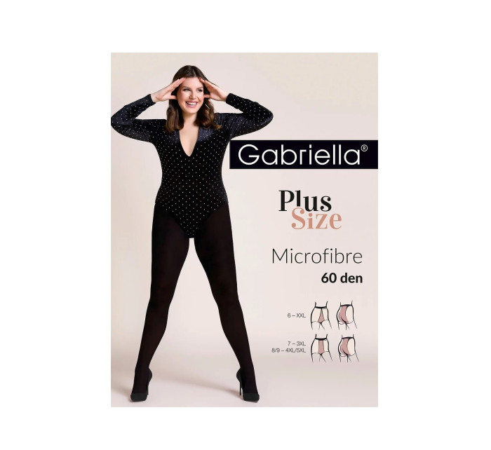 Dámské punčochové kalhoty Gabriella Plus Size 162 60 den 7-3XL