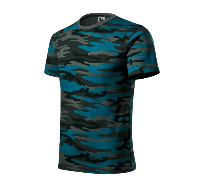 Camouflage tričko unisex camouflage petrol