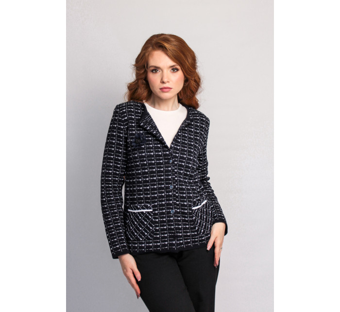 Jacket model 20676869 Dark Blue - Sweet Knit