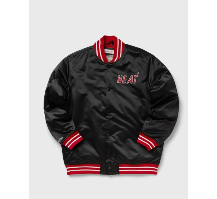 NBA Heavyweight Satin Jacket Miami Heat M model 19365221 pánské provedení - Mitchell & Ness