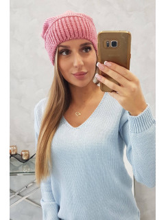 Dámská čepice Ingrid model 18752311 tmavě růžová - K-Fashion