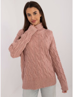 Sweter AT SW model 20470295 ciemny różowy - FPrice