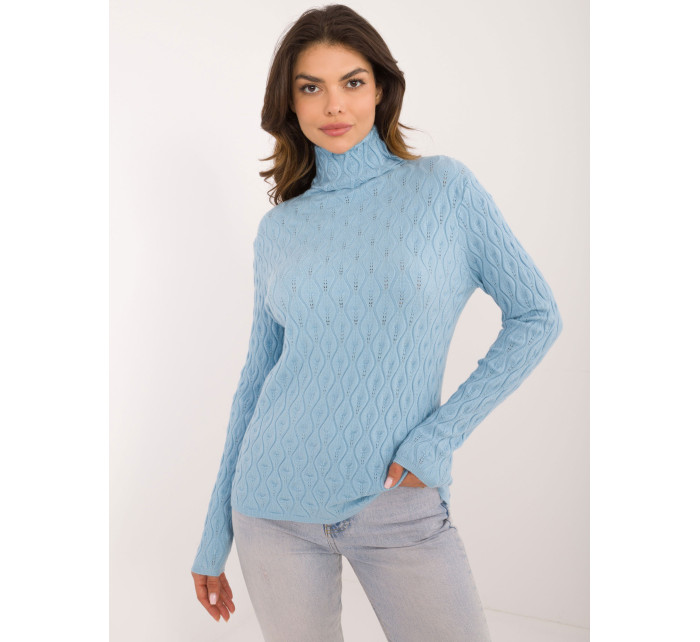 Sweter AT SW  jasny niebieski model 20493300 - FPrice