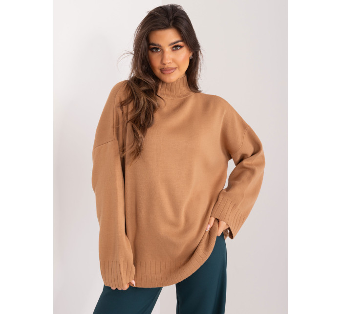 Sweter BA SW model 19676047 camelowy - FPrice