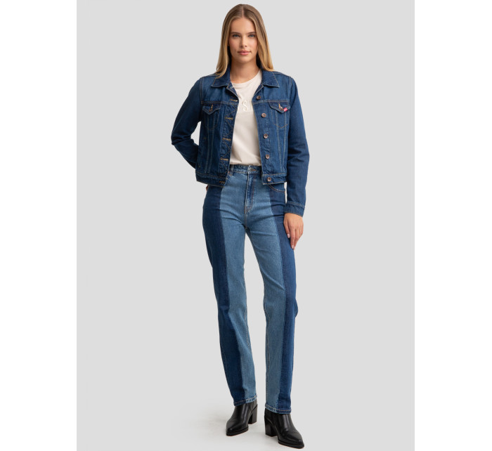 Džíny Big Star Rovné Kalhoty Denim 190118 491 Střední Denim