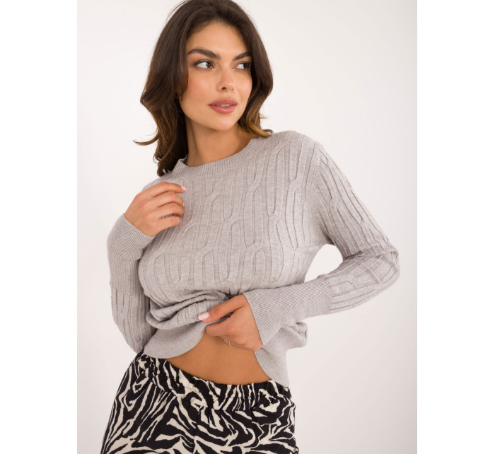 Sweter AT SW 2338 2.00 szary