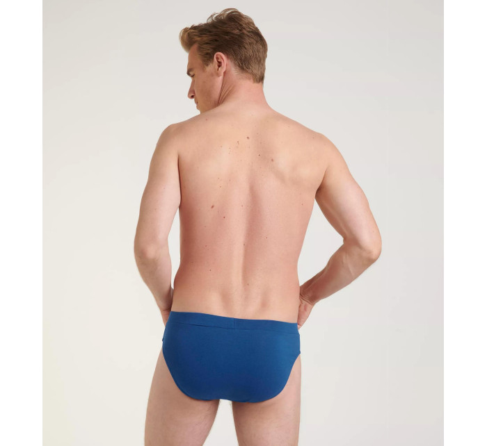 Pánské slipy GO Natural Brief C2P - BLUE - modré M008 - SLOGGI