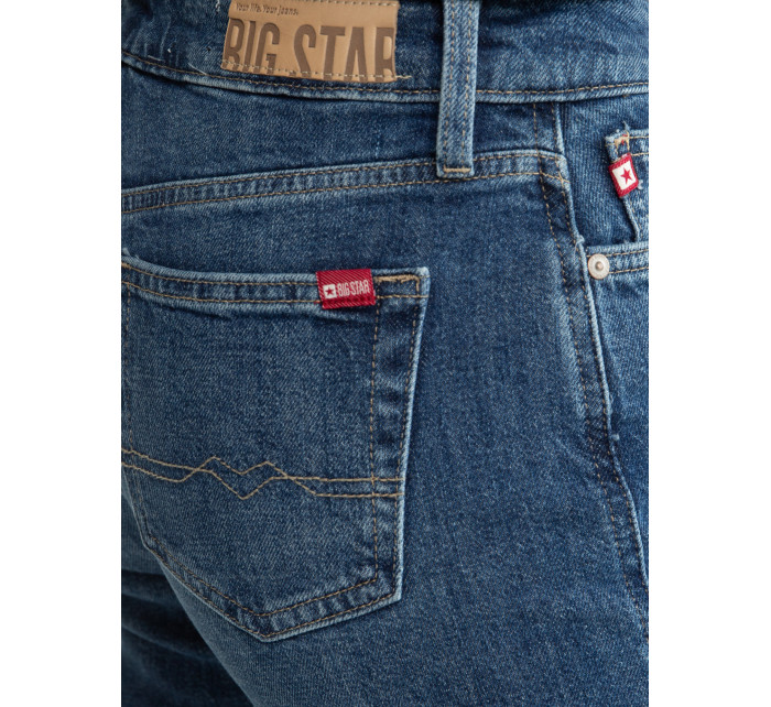 Big Star Rovné kalhoty Denim 190077 Medium Denim-313