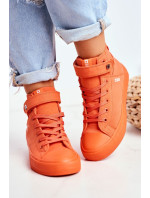 Women's High Sneakers Big Star Orange