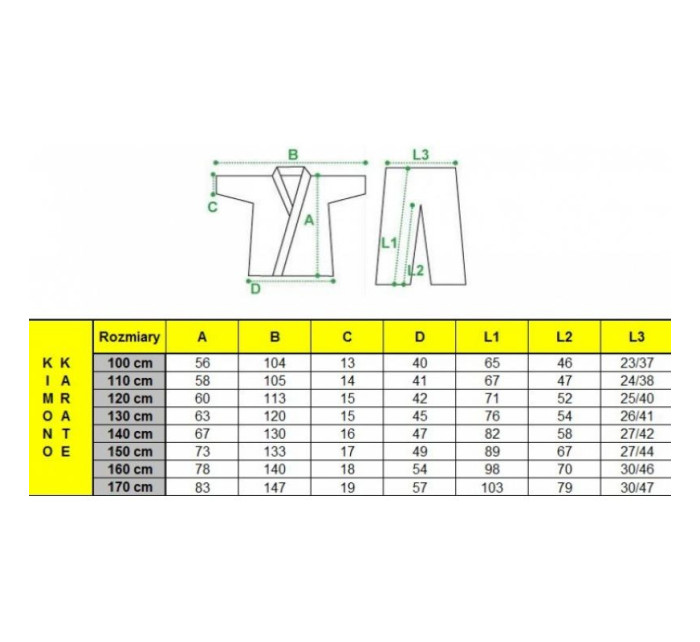 Kimono Masters karate 9 oz - 140 cm KIKM-1D 06154-140