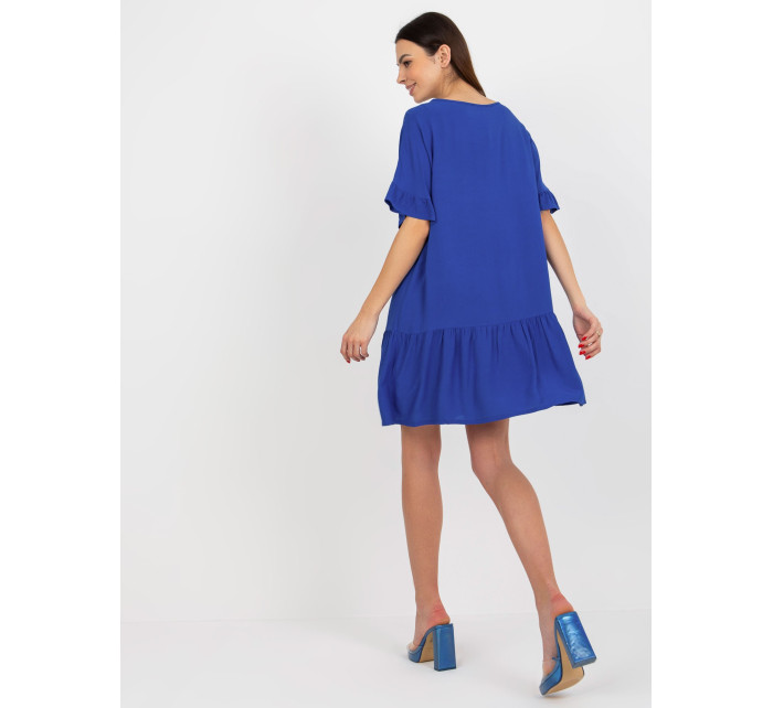 Dámské šaty model 18339258 kobaltově modré - FPrice