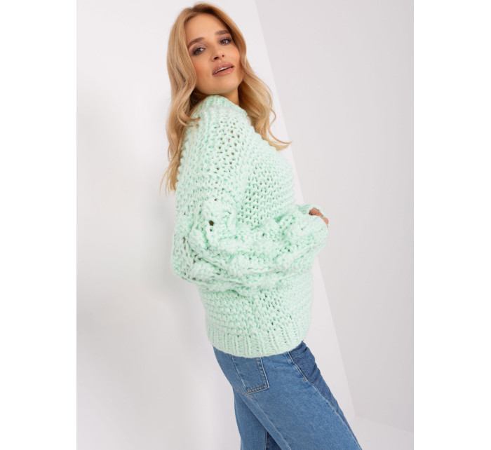 Mint oversize svetr s hustou vazbou