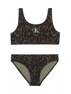 Dívčí soupravy plavek BRALETTE BIKINI SET-PRINT KY0KY000680IB - Calvin Klein