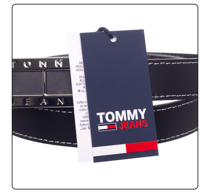 Opasek Tommy Hilfiger Jeans AW0AW140730GJ Black