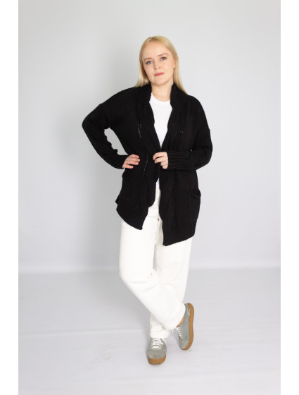 Cardigan model 20677059 Black - Sweet Knit