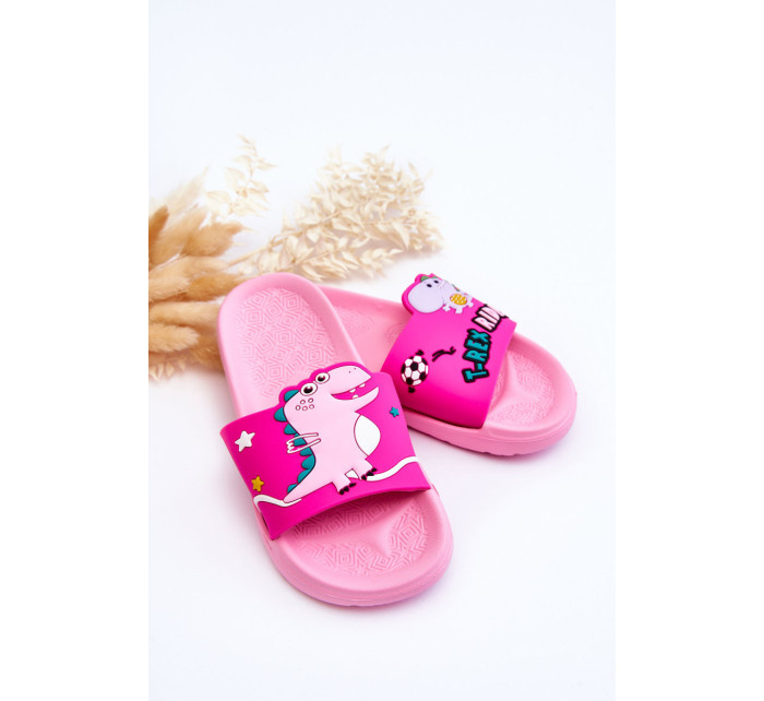 Dětský Dinosaurus T-Rex Slides Pink Bernis