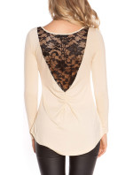 Trendy Koucla shirt with lace