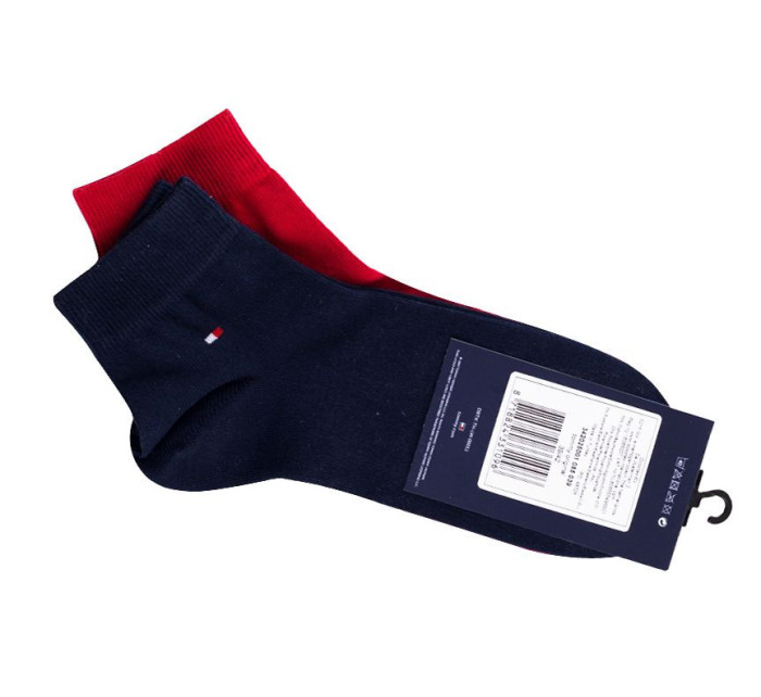 Ponožky Tommy Hilfiger 2Pack 342025001 Red/Navy Blue