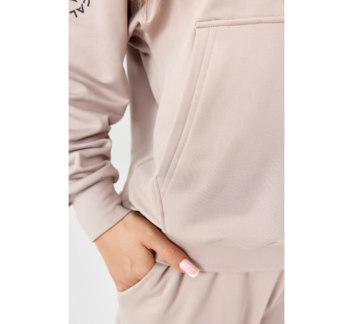 Rough Radical Mikina s kapucí Pery Hoodie Beige