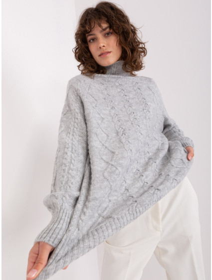 Sweter AT SW  szary model 19011813 - FPrice