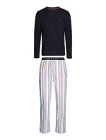 Pánské pyžamo LS PANT WOVEN SET PRINT UM0UM028910U7 - Tommy Hilfiger