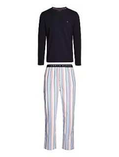 Pánské pyžamo LS PANT WOVEN SET PRINT UM0UM028910U7 - Tommy Hilfiger