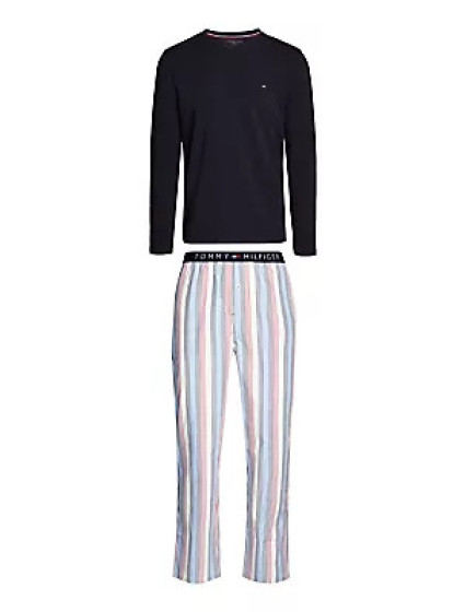 Pánské pyžamo LS PANT WOVEN SET PRINT model 20197480 - Tommy Hilfiger