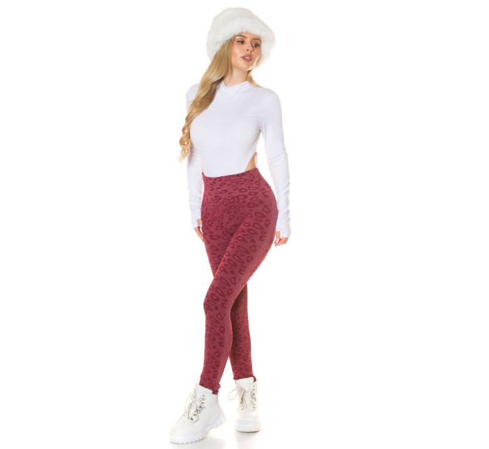 Sexy Highwaist Fitness Leggings "Leo" with Scrunch