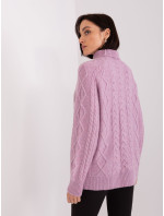 Sweter AT SW  jasny fioletowy model 20742425 - FPrice