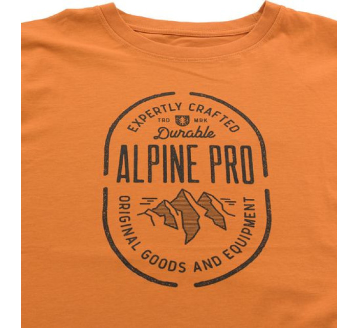 Pánské triko ALPINE PRO WEDOR golden oak