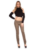 Sexy model 19595934 KouCla pants with glitter - Style fashion