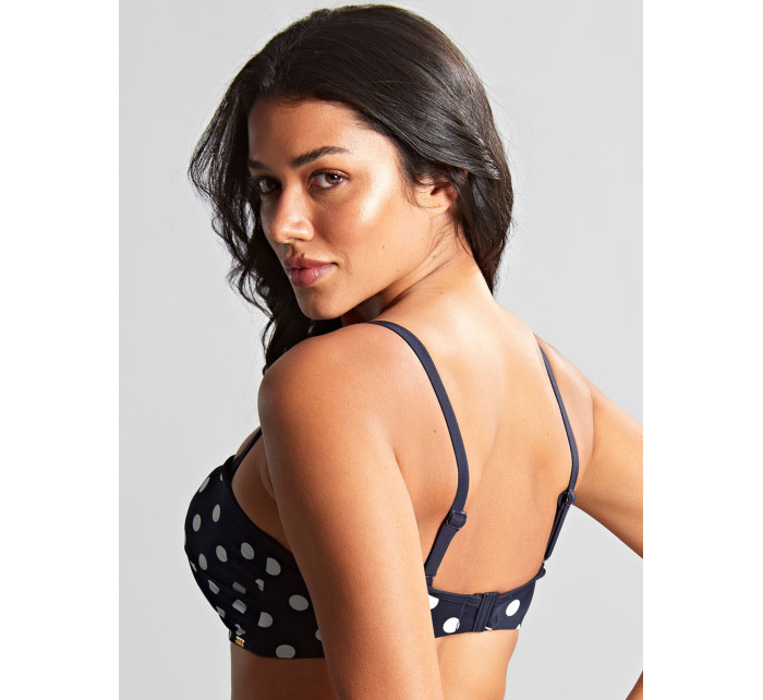 Vrchní díl plavek Swimwear Anya Riva Spot Bandeau Bikini navy/vanilla SW1453