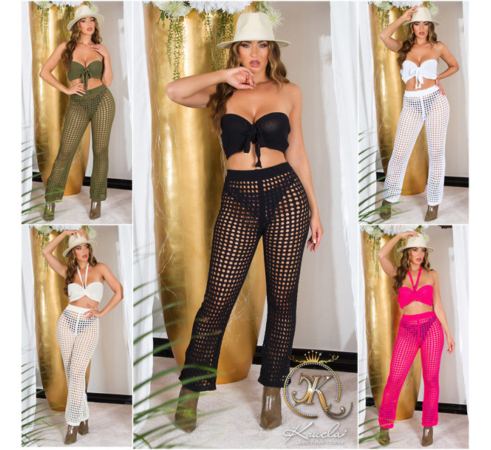 Sexy Set in model 19631732 look Pants + Crop Top - Style fashion