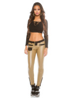 Sexy KouCla leather look pants with model 19595281 - Style fashion