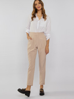 Monnari Kalhoty s vysokým pasem Cigarillo Pants Beige