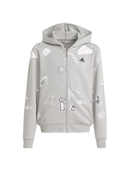 Zip Hoodie Jr Mikina s kapucí model 19453233 - ADIDAS