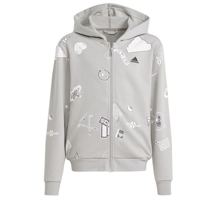 Zip Hoodie Jr Mikina s kapucí model 19453233 - ADIDAS