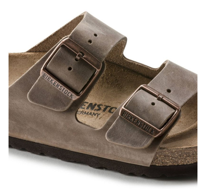 Birkenstock Arizona Tabacco Brown pánské/ženské hnědé žabky regular wide (0352201)