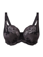 Vyztužená podprsenka Panache Clara Full Cup charc/black 7255