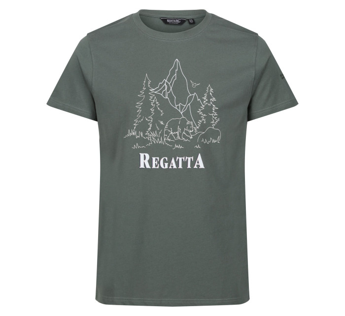 Pánské tričko Cline VII RMT263-U7Y khaki - Regatta