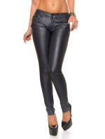 Sexy leather look with zip model 19595730 - Style fashion