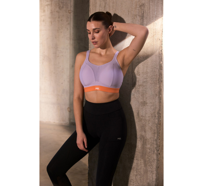 Sportovní podprsenka Non Wired Bra 7341B fialovo/orange - Panache