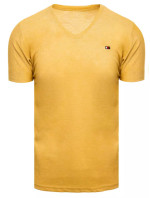 Základní pánské tričko hořčice Dstreet RX4998