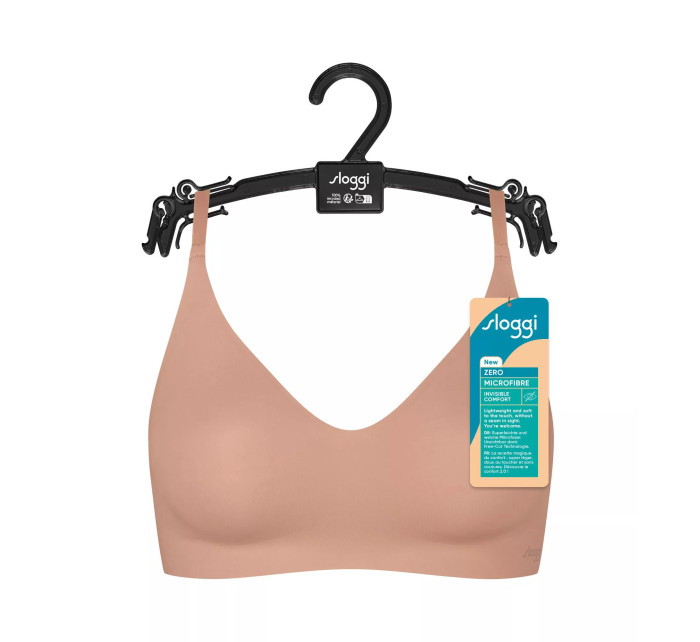 Dámská podprsenka ZERO Microfibre 2.0 Bralette - CAMEO BROWN - hnědá 00ME - SLOGGI