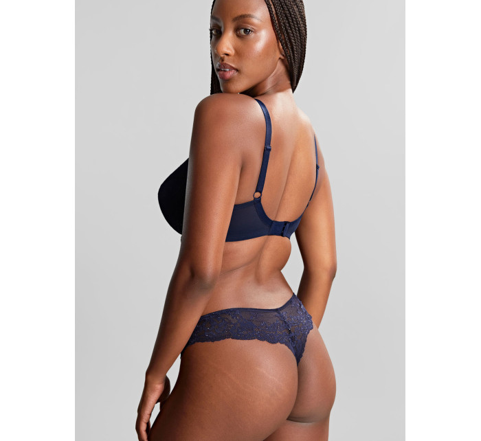 Panache Ana High Apex Plunge midnight sequin 9397