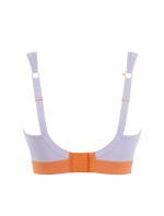 Sportovní podprsenka Non Wired Bra 7341B fialovo/orange - Panache