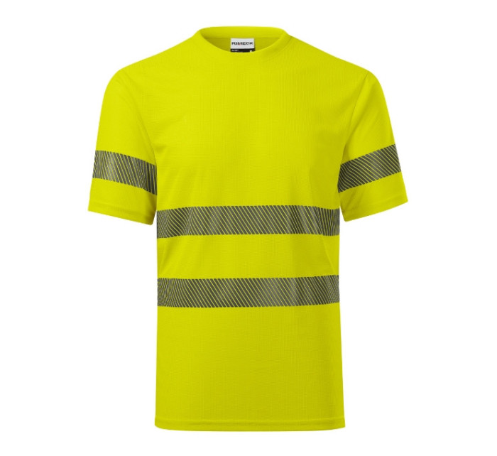 HV Dry tričko unisex fluorescenční žlutá