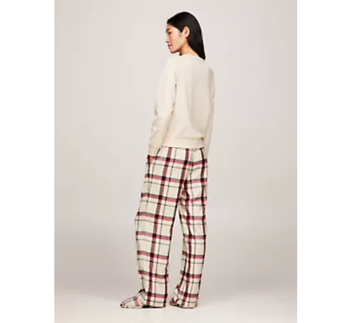 Zavřít na tělo Dámské dárkové balíčky GIFT PYJ FLANNEL PANTS & SLIPPER UW0UW048530TA - Tommy Hilfiger