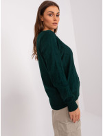 Sweter AT SW model 18884712 ciemny zielony - FPrice